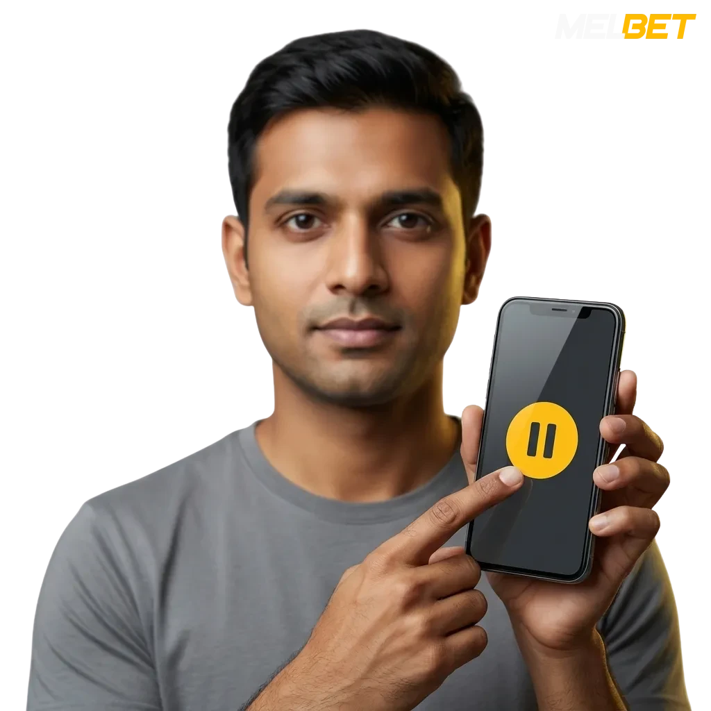 Banner de Melbet Argentina destacando su compromiso con el juego responsable y límites de apuestas seguros