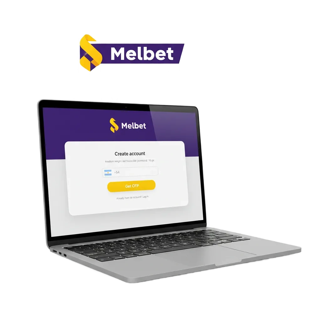 Banner de Melbet LATAM: registro, login y verificación seguros, bono 100% hasta 200.000 ARS, web y app en Argentina