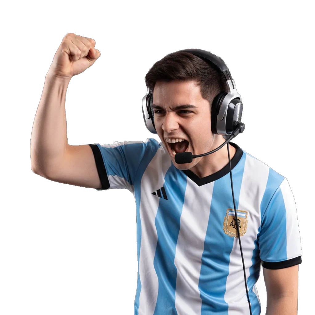 Banner de Melbet LATAM sobre apuestas de esports en Argentina, con bono 100% hasta 200.000 ARS y app móvil y apuestas en vivo