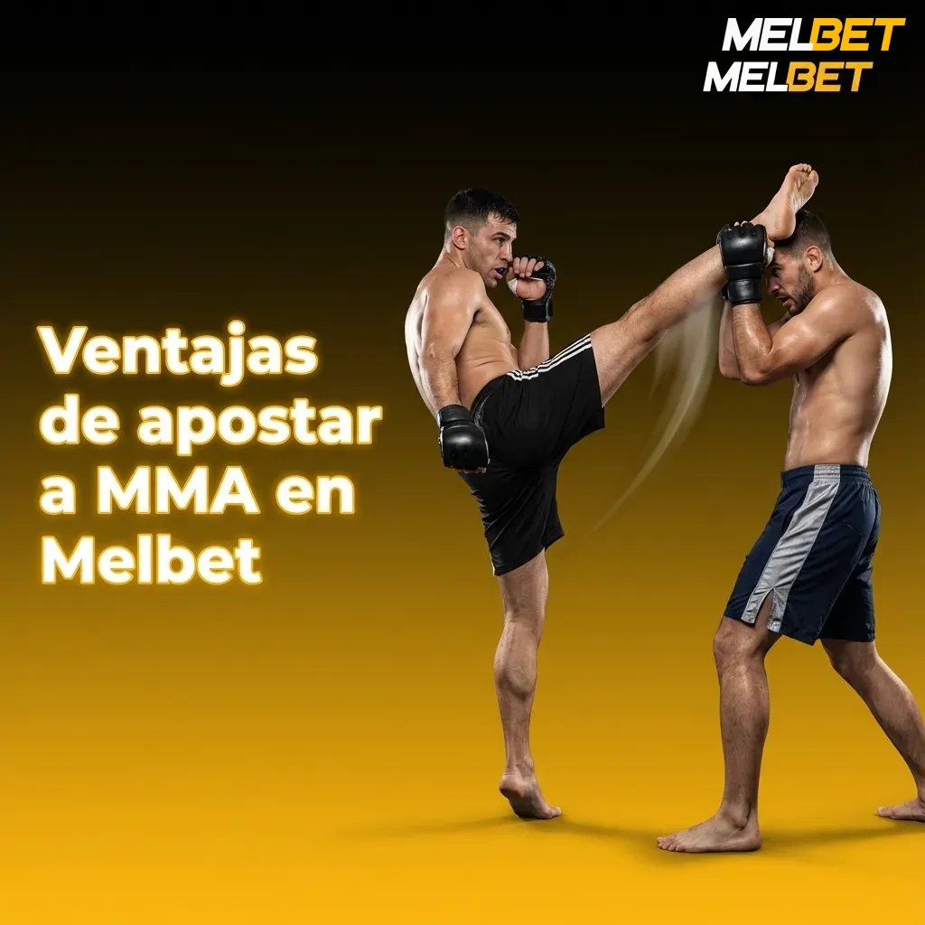 Pantalla de Melbet en español mostrando apuestas de MMA, mercados variados y herramientas de juego responsable para Argentina
