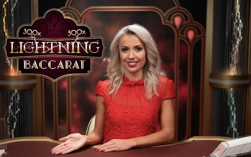 Multiplicá tus ganancias en el Baccarat Lightning en Vivo de Melbet.