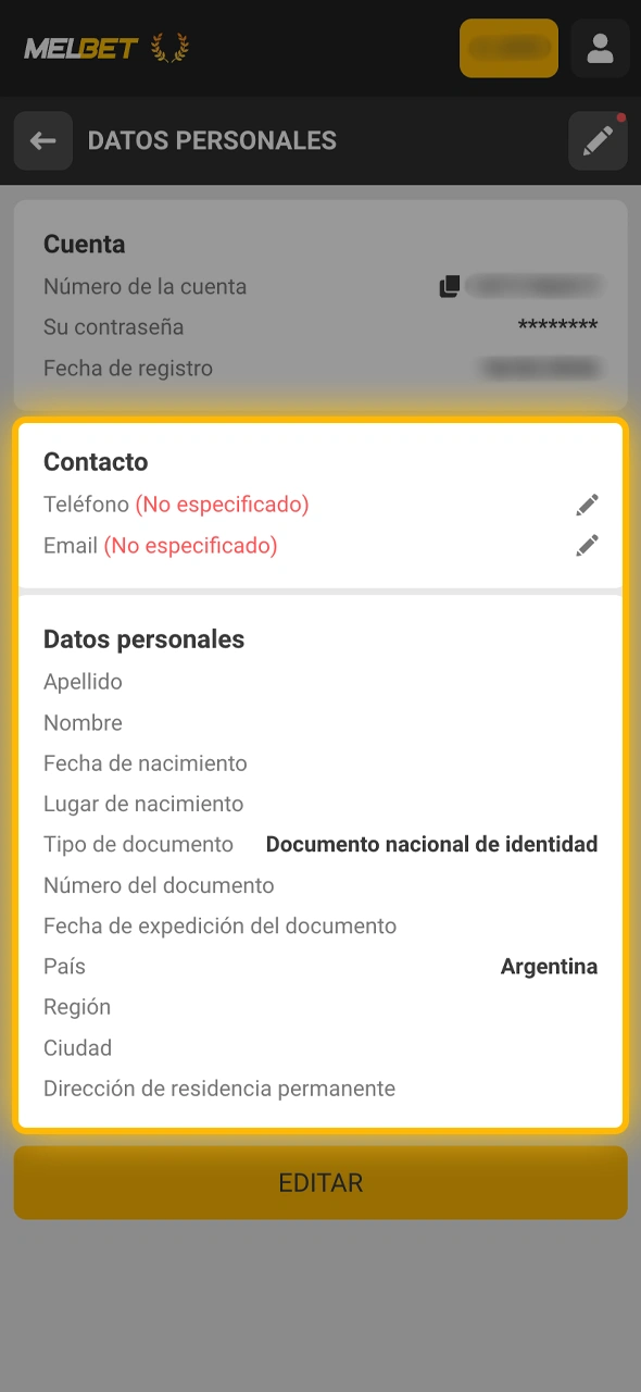 Validá tu identidad en Melbet para asegurar la protección de tus fondos.