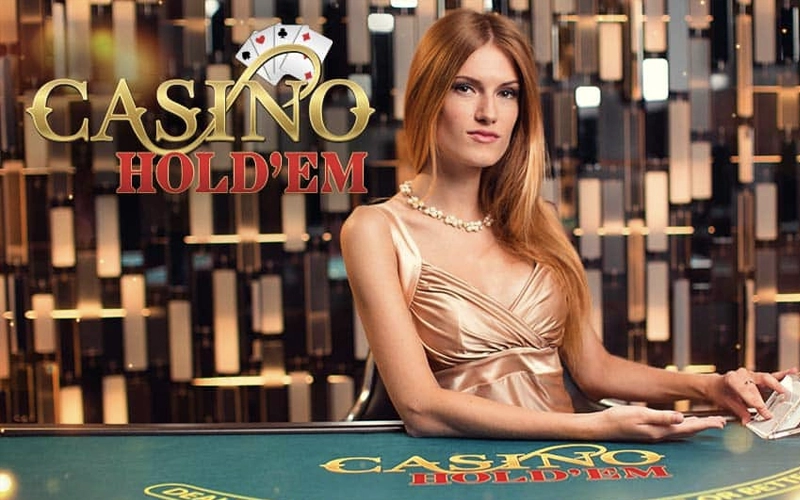 Desafiá al crupier en el Casino Hold'em en Vivo de Melbet.