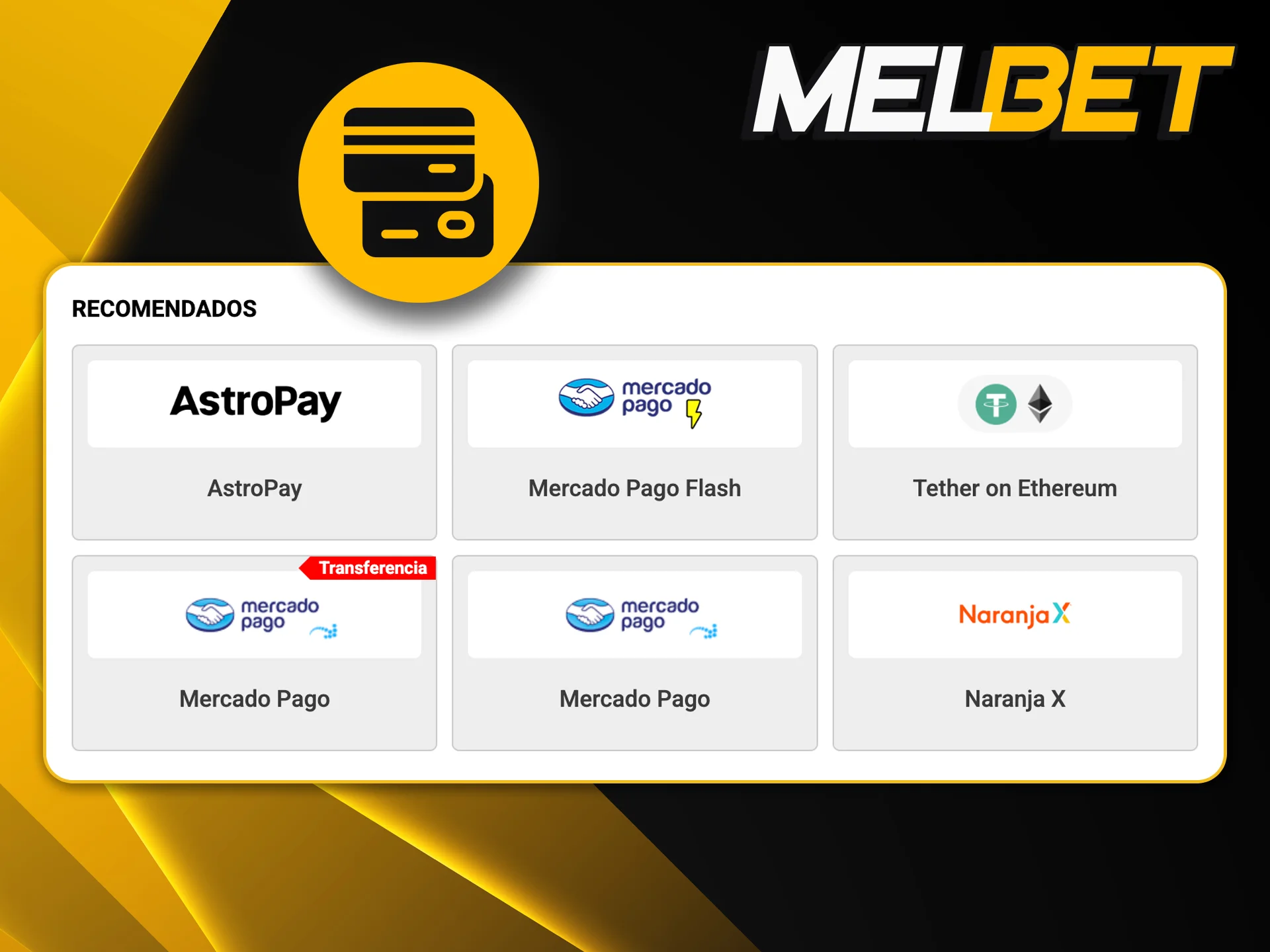 Conocé las opciones locales como transferencia bancaria y billeteras virtuales en Melbet.