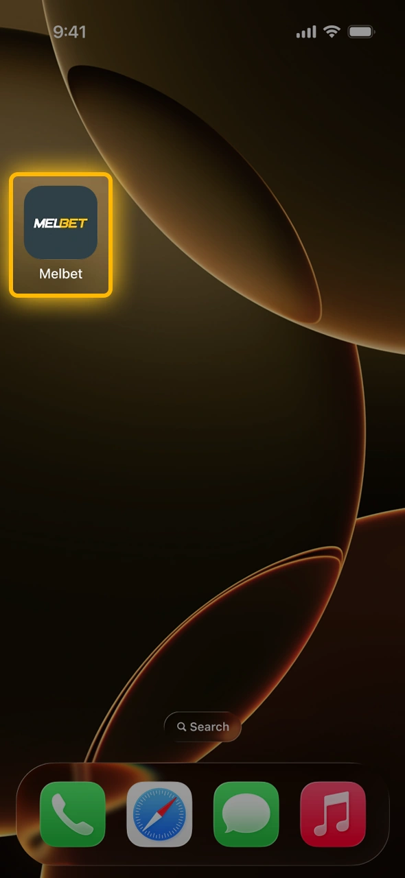 Ejecutá la aplicación e ingresá tus credenciales de Melbet para comenzar a apostar.