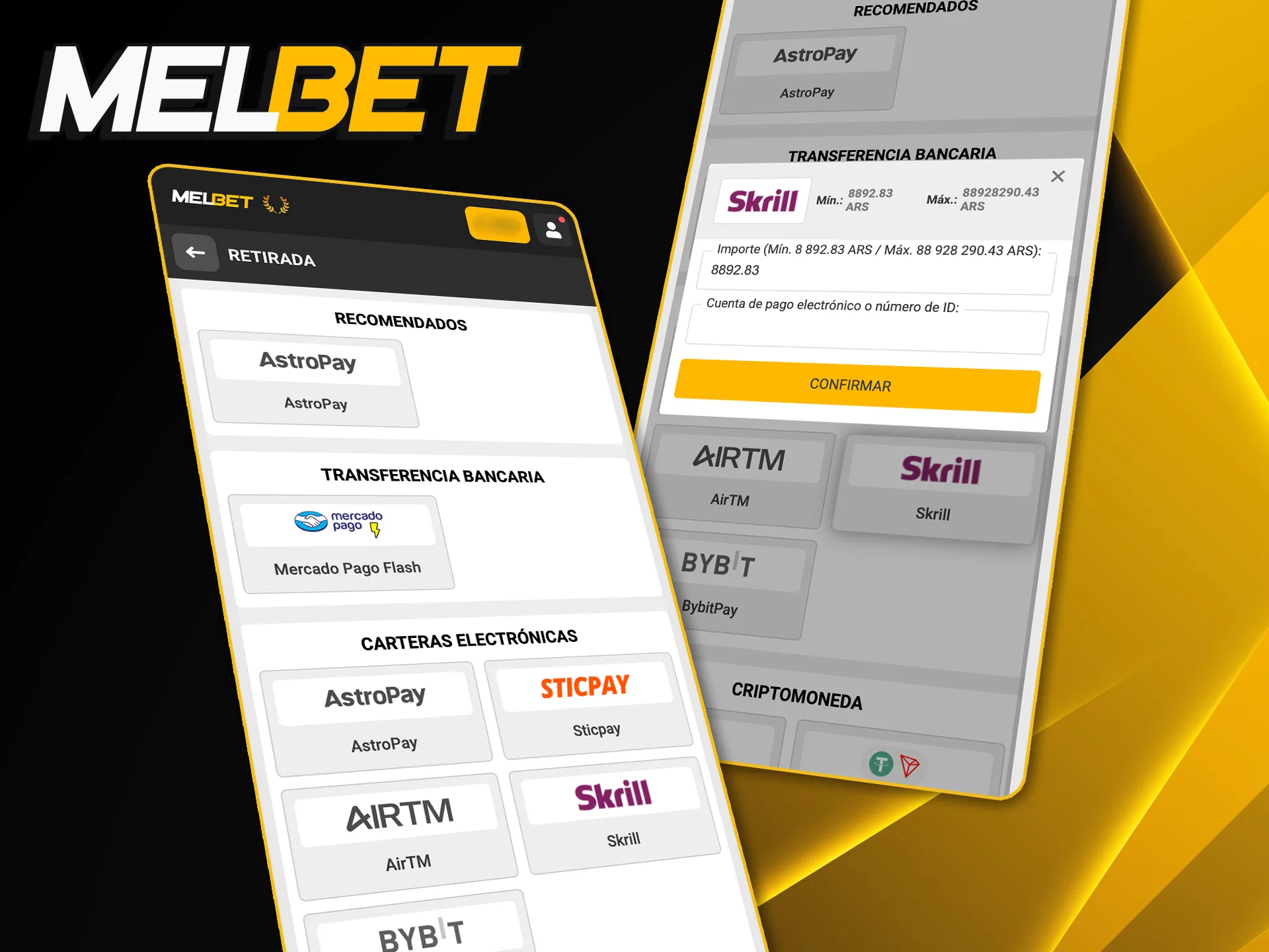 Proceso detallado para solicitar el cobro de tus premios de Melbet directamente desde la aplicación.