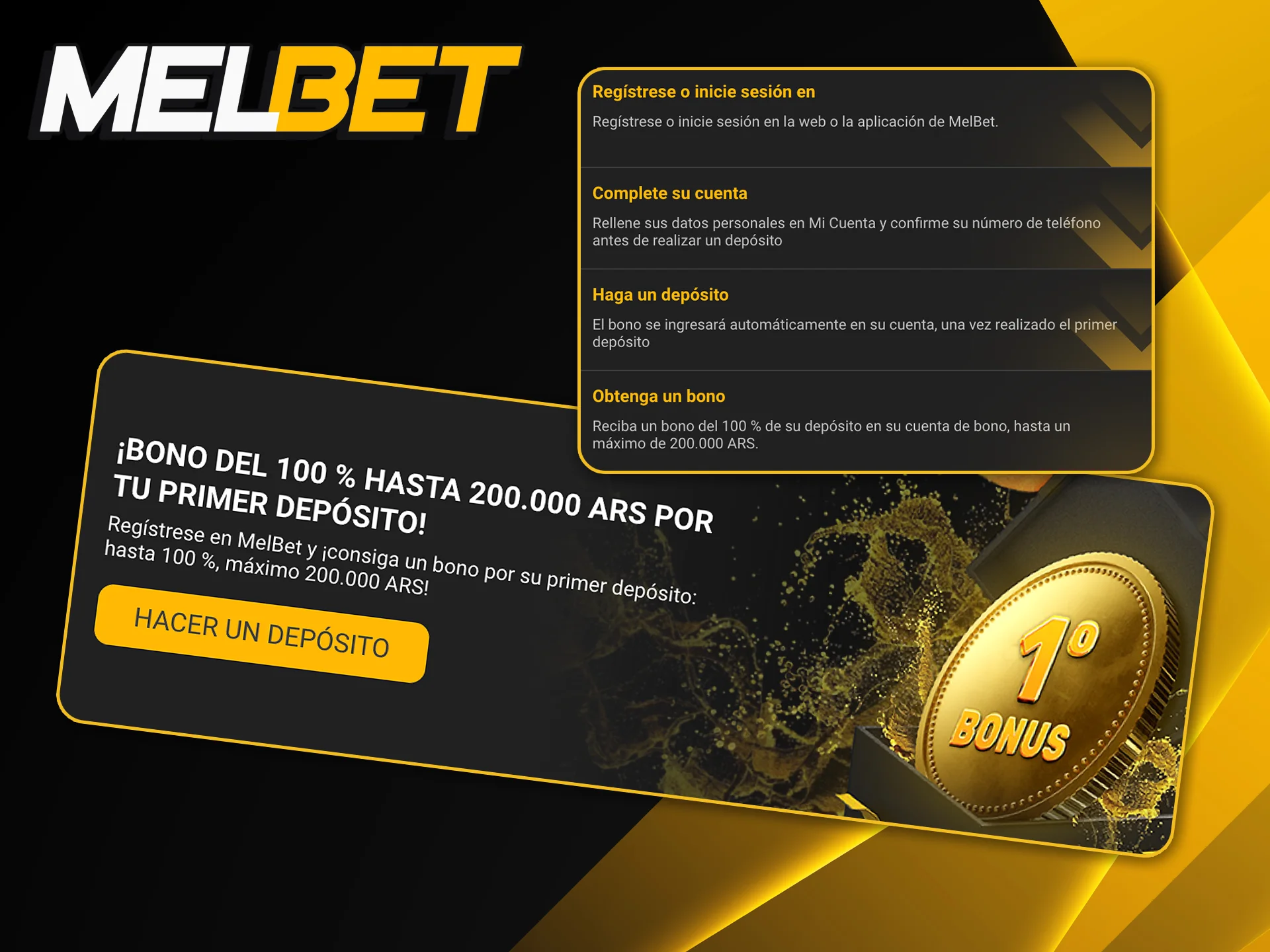 Detalles sobre la promoción inicial de Melbet que duplica tu primer depósito para usar en deportes.