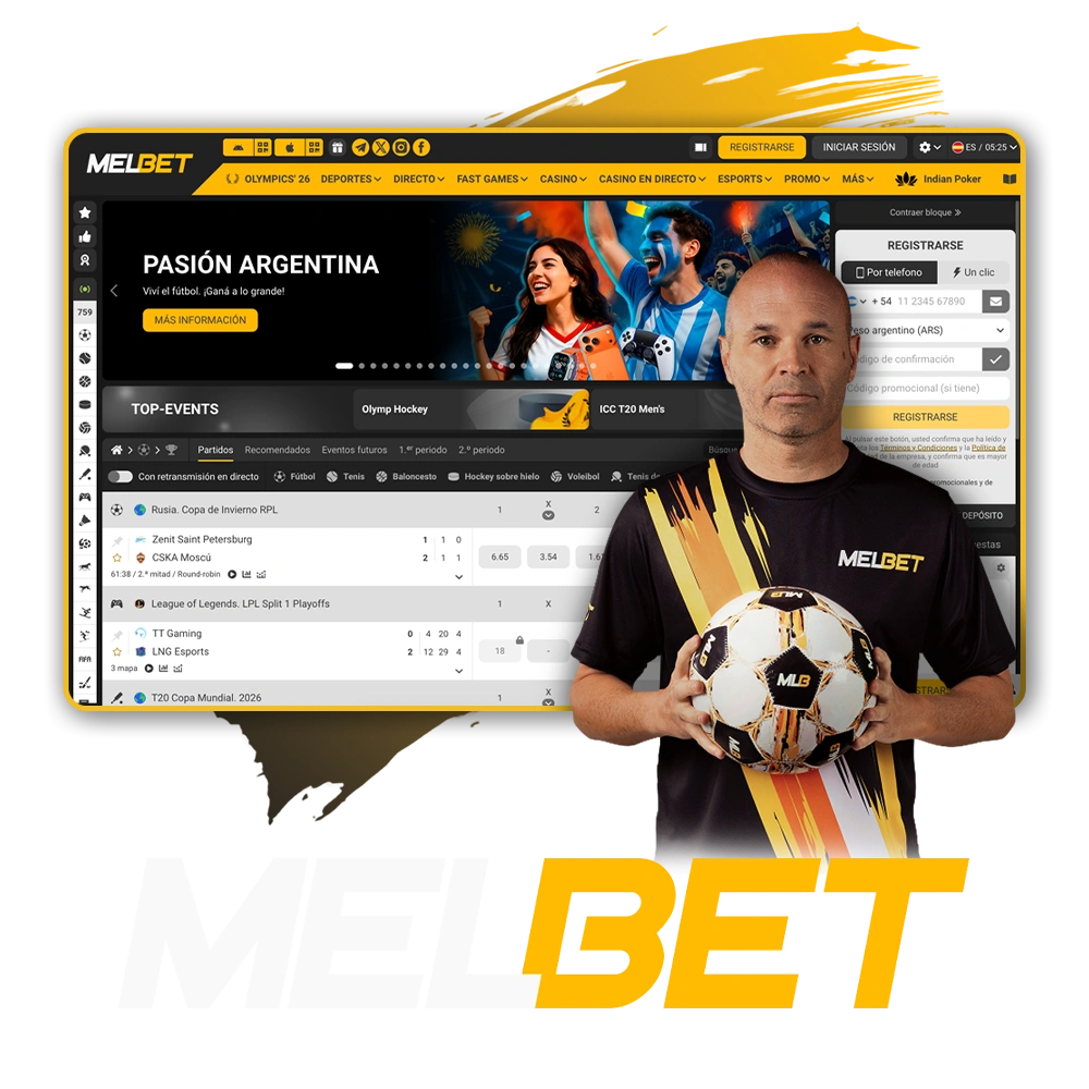 Accedé al portal principal de Melbet, la plataforma líder en apuestas deportivas y casino online en Argentina.