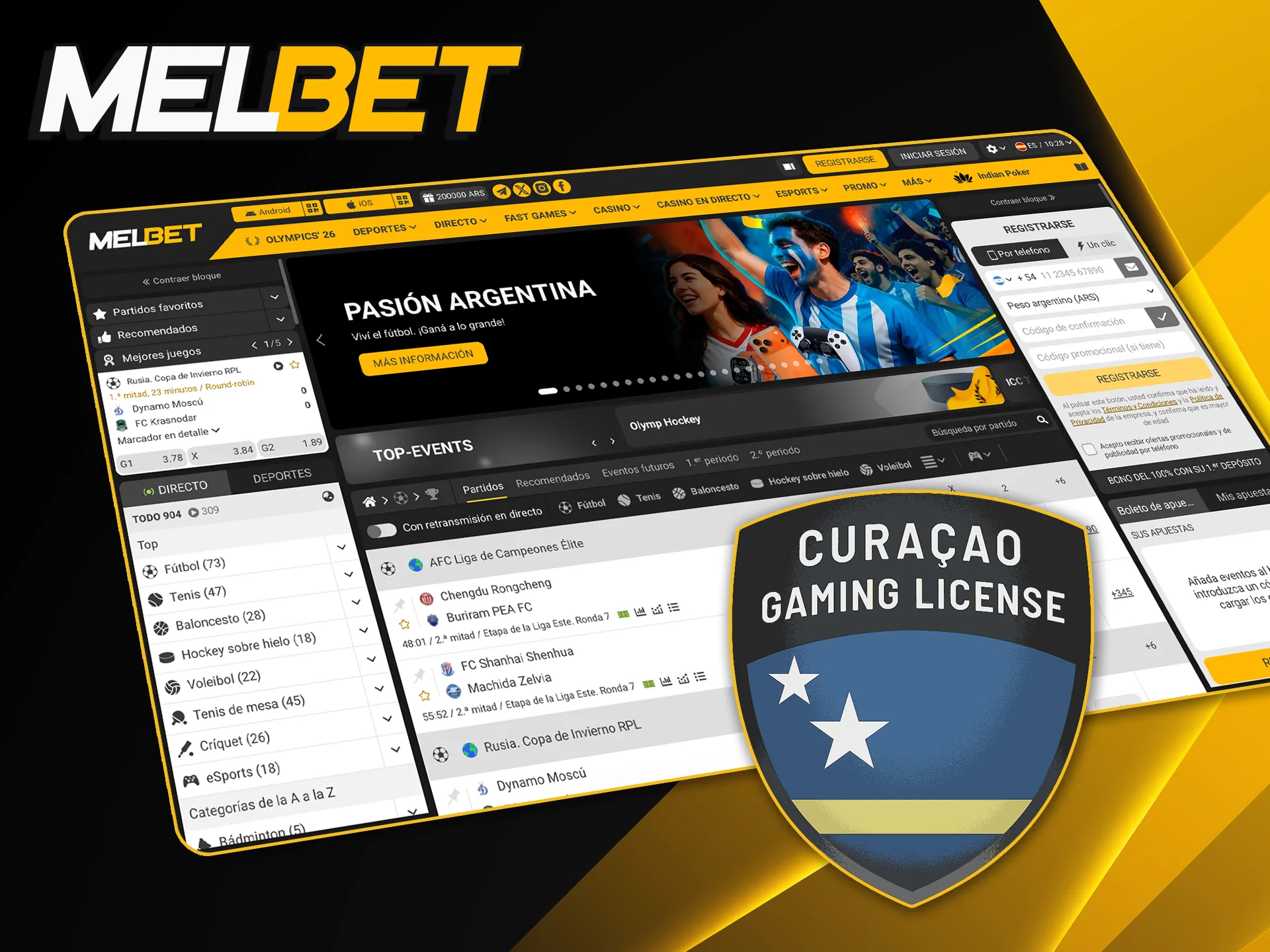 Información sobre la transparencia, legalidad y los permisos internacionales que respaldan la operación de Melbet.