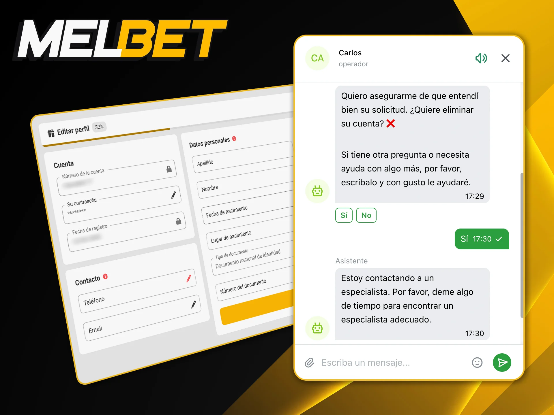 Guía sobre los pasos a seguir para cerrar tu cuenta de Melbet de forma definitiva.
