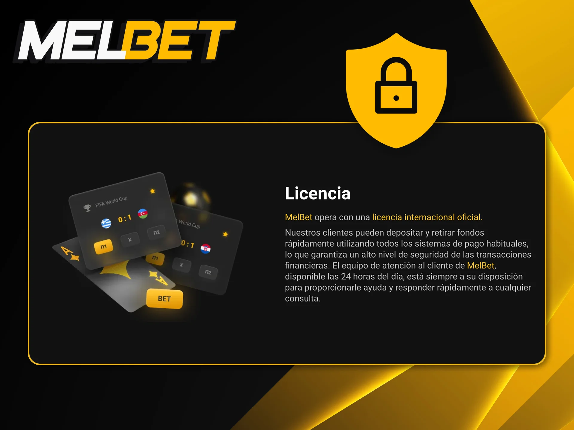 Conocé las medidas de protección de datos y el cumplimiento de estándares de seguridad que implementa Melbet.