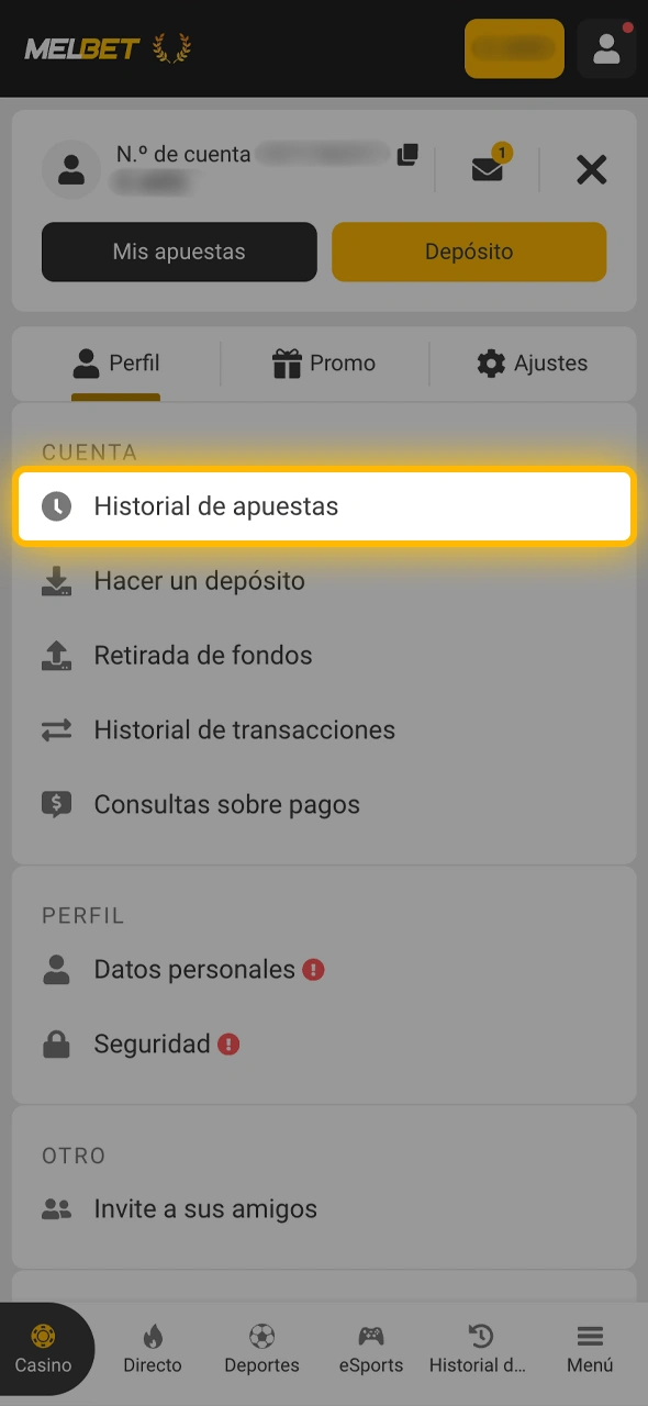 Controlá tus premios y retirá tus fondos de Melbet de forma responsable.