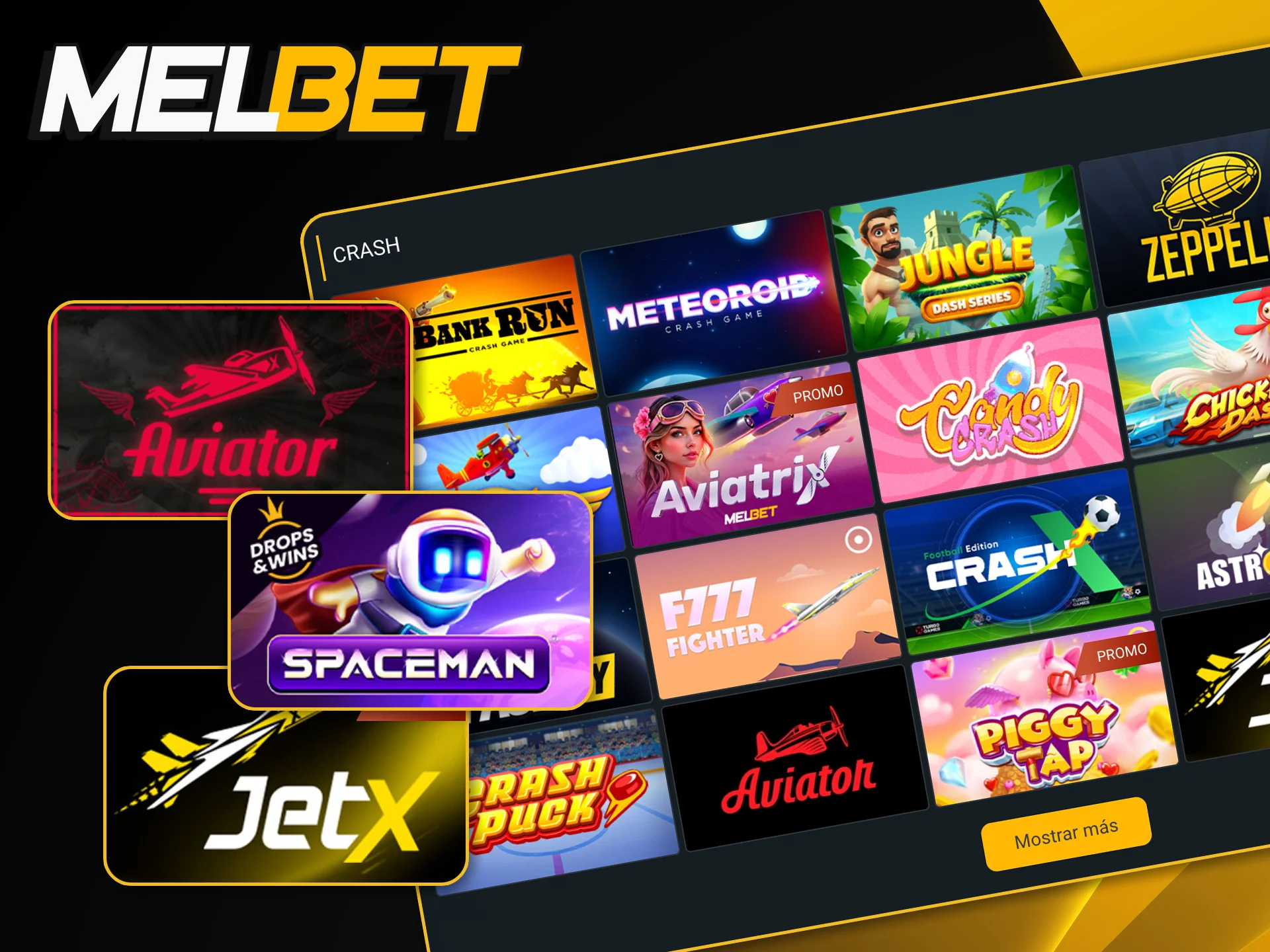 Descubrí los juegos rápidos y dinámicos disponibles en la sección arcade de Melbet.
